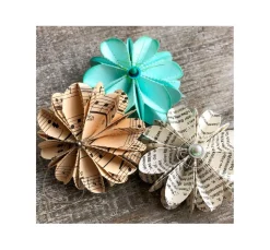 Stanzschablone-Faltblumen "S"