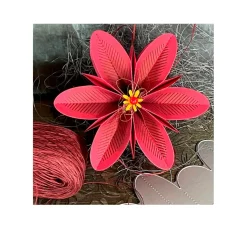 Stanzschablone-Faltblumen "L"