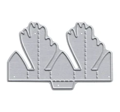 Stanzschablonen-Faltblume "Cosmea"