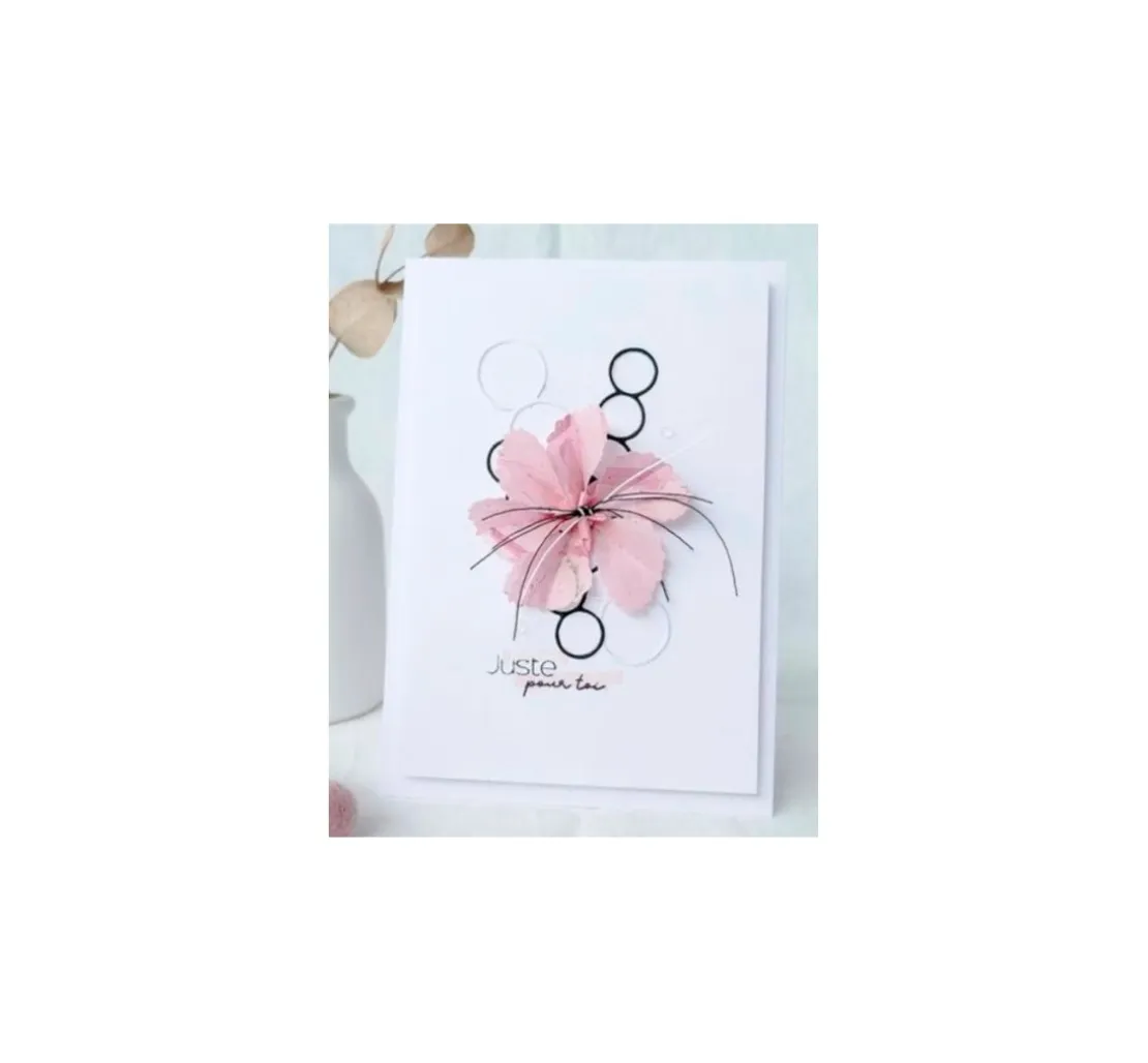 Stanzschablonen-Faltblume "Malva"