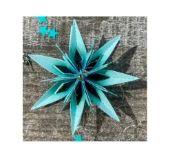 Stanzschablonen-Faltstern 