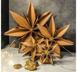 Stanzschablonen-Faltstern 