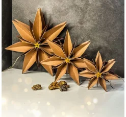 Stanzschablonen-Faltstern 