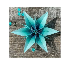 Stanzschablonen-Faltstern 