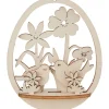 Steckmotiv Anhänger Ei "Vögel und Blumen"