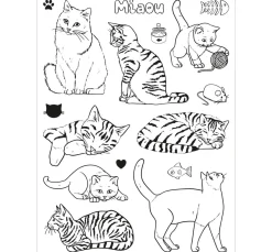 Stempel-Set "Katzen"