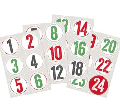 Sticker "Adventszahlen"