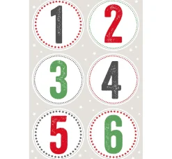 Sticker "Adventszahlen"