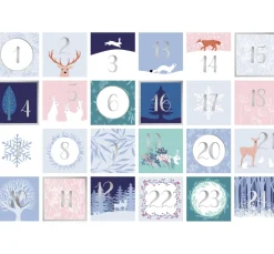 Sticker Adventszahlen "Winterzauber"