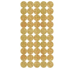 Sticker "Kreise gold", 200 Stück