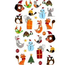 Sticker "Weihnachtstiere"