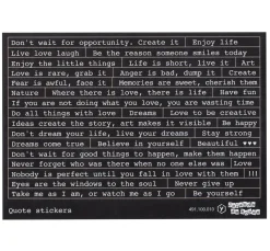 Sticker "Zitate", A5