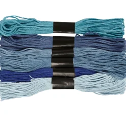 Stickgarnset "Blautöne"