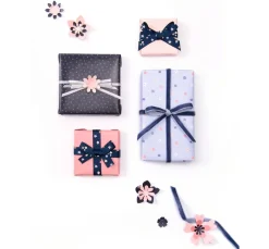 Stoffbänder-Mix "Blue Velvet"