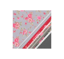 Stoffpaket "Rosenborg", 12 Stoffe à 48 x 48 cm