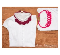 Strickschlauch aus Papiergarn, 30m