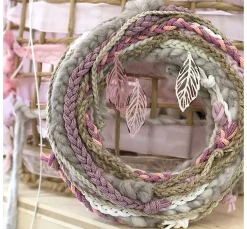 Strickschlauch aus Papiergarn, 30m