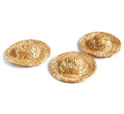 Strohhütchen »Natur«, 3 Stück