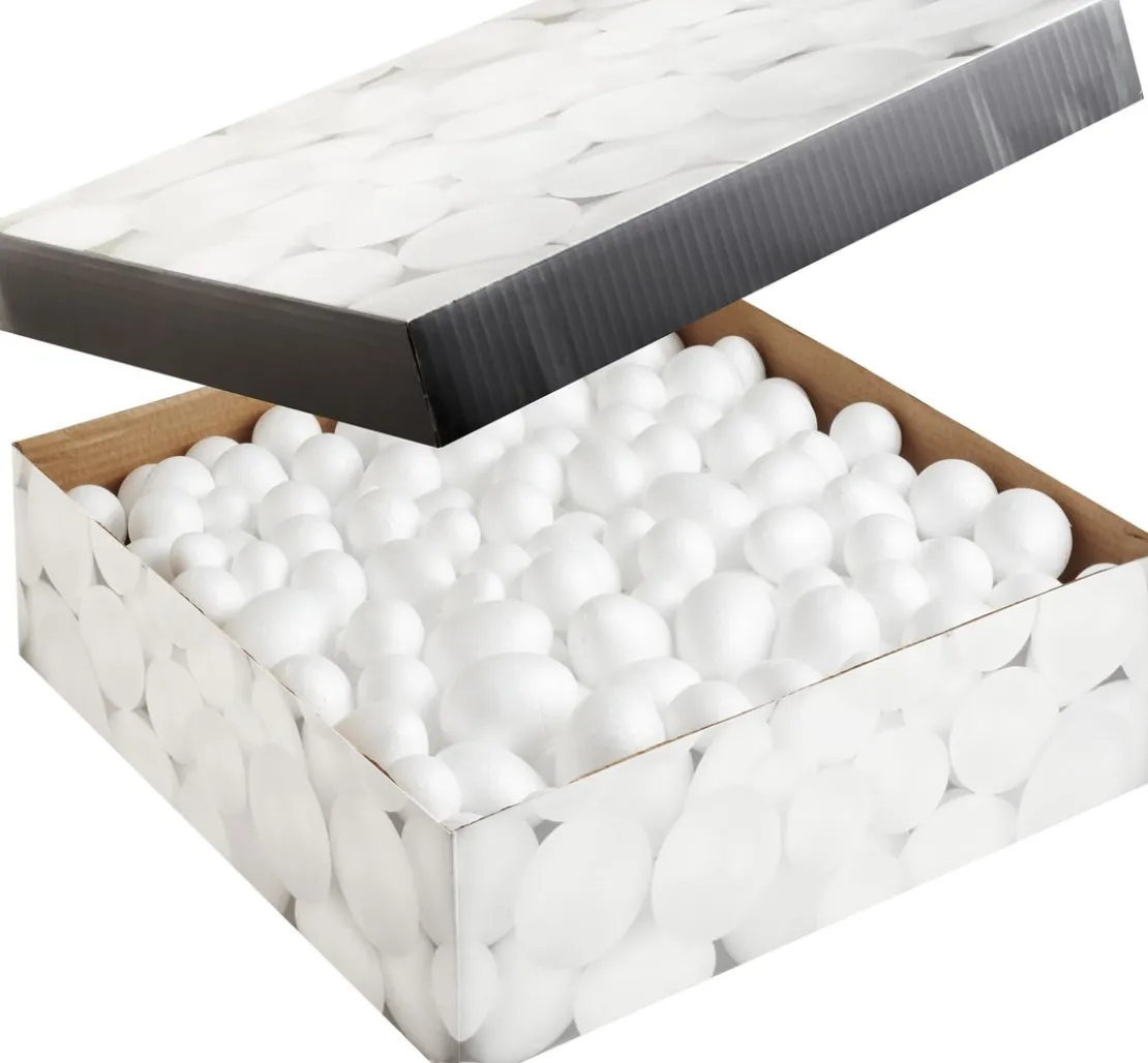 Styroporeier & Styroporkugel-Set, 550-tlg.