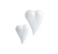 Styroporherz, Tropfenform