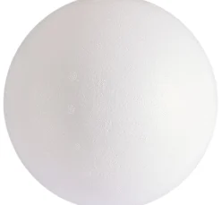 Styroporkugel, Ø 20 cm, 2-teilig