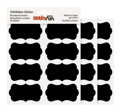 Tafelfolien-Sticker "Rechteck - geschwungen"