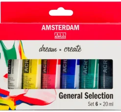 Talens AMSTERDAM Acrylfarben-Set "General Selection 6"