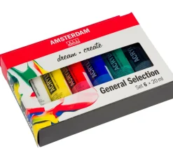 Talens AMSTERDAM Acrylfarben-Set "General Selection 6"