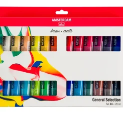 Talens AMSTERDAM Acrylfarben-Set "General Selection 24"