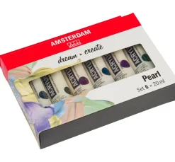 Talens AMSTERDAM Acrylfarben-Set "Pearlescent"