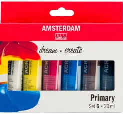 Talens AMSTERDAM Acrylfarben-Set "Primär"