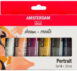 Talens AMSTERDAM Acrylfarben-Set "Portrait"