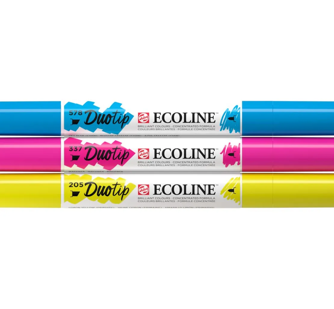 Talens Ecoline Duotip "Primärfarben-Set"