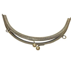 Taschenverschluss "Rebecca", altmessing