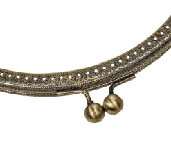 Taschenverschluss "Rebecca", altmessing