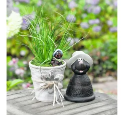 Terrakotta-Rosentöpfe, 3 Stck