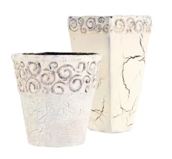 Terrakotta-Rosentöpfe, 3 Stck