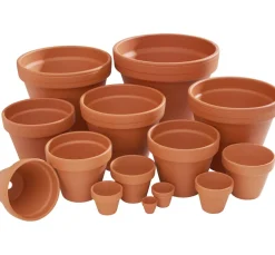 Terrakotta-Töpfe