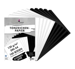 Tonpapier-Sortierung "Schwarz-Weiß"