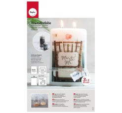 Transfer-/Wasserschiebefolie, 4 Blatt