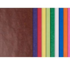 Transparentpapier, farbig sortiert