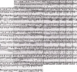 Transparentpapier "Noten"