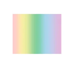 Transparentpapier "Regenbogen Pastell"