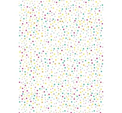 Transparentpapier "Regenbogen Punkte"
