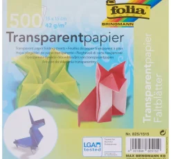 Transparentpapier-Faltblätter 
