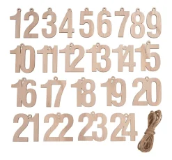 VBS Adventszahlen "Anhänger" mit Kordel