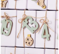 VBS Adventszahlen "Anhänger" mit Kordel