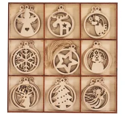 VBS Anhänger "Baumkugeln" in Holzbox