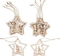 VBS Anhänger Baumschmuck "Santa und Schneemann"