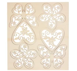 VBS Anhänger "Blumen, Herzen und Schmetterlinge"